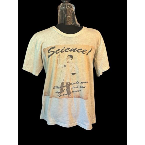 Science! When The Bombs Come, You’ll Be Glad You Learned Some, Men’s Med T-Shirt - Picture 1 of 7